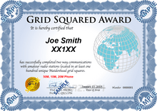 Load image into Gallery viewer, Award Certificate - Grid Squared